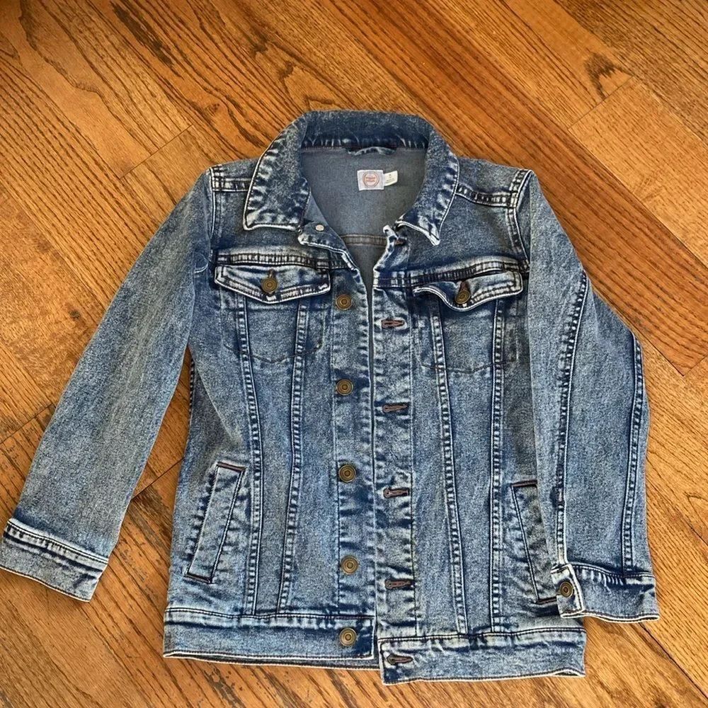 Kids Wonder Nation Unisex Denim Jean Jacket Size 8 M